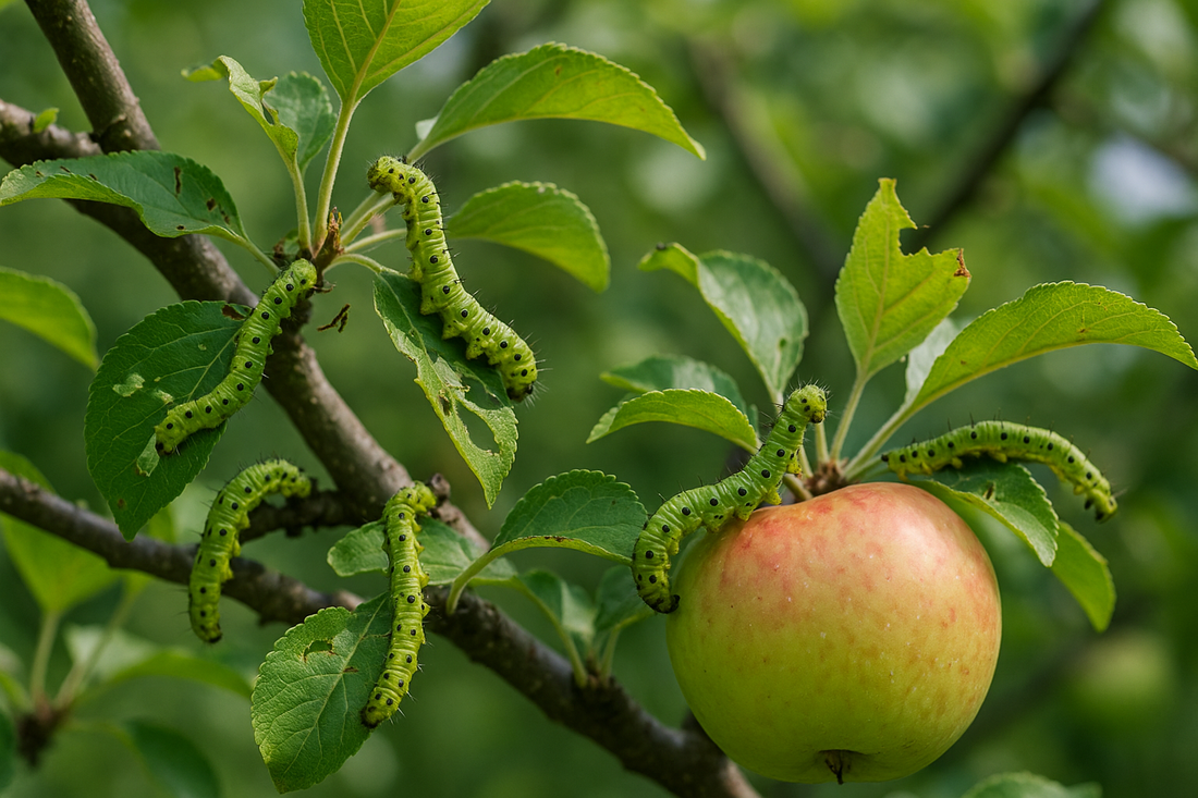Raupen im Apfelbaum bekämpfen: Tipps für Gärtner