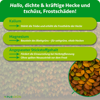 Bio-Herbst-Heckendünger