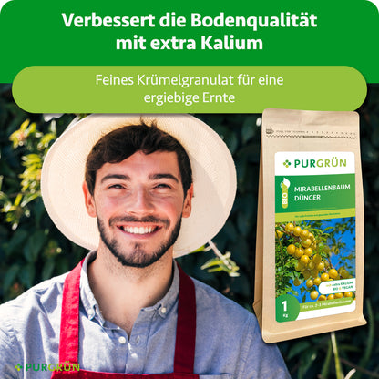 Extra Kalium verbessert die Bodenqualität; feines Krümelgranulat dient einer ergiebigen Ernte.