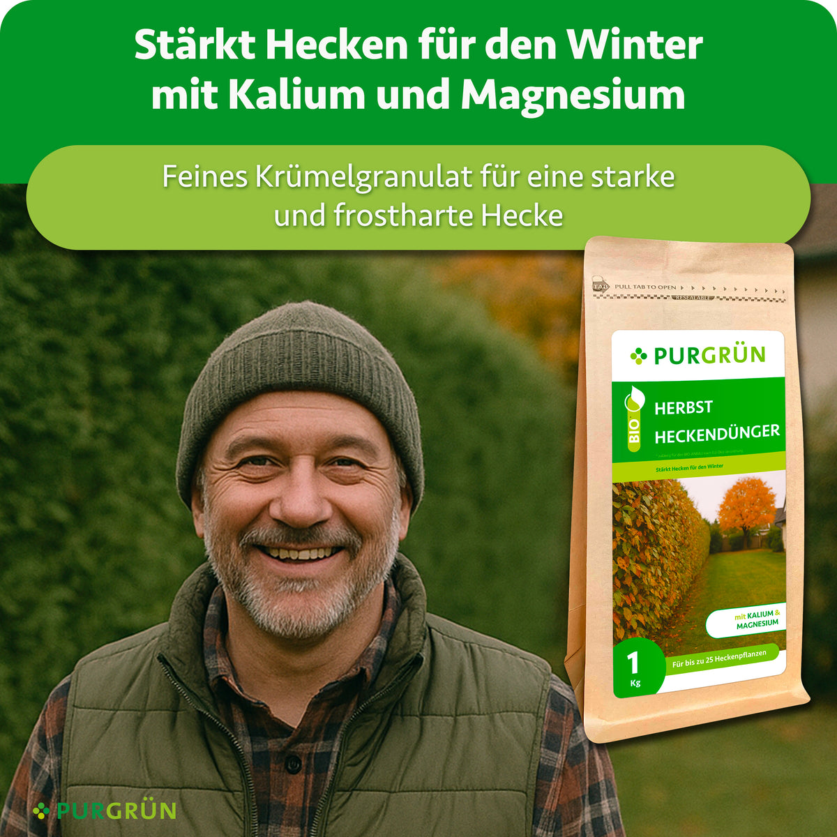 Bio-Herbst-Heckendünger